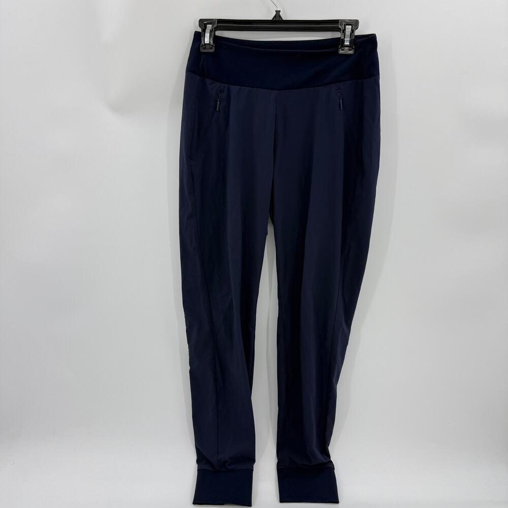 ATHLETA Soho Jogger Blue Size 2 Featherweight Mid Rise Athleisure Pant Pull On